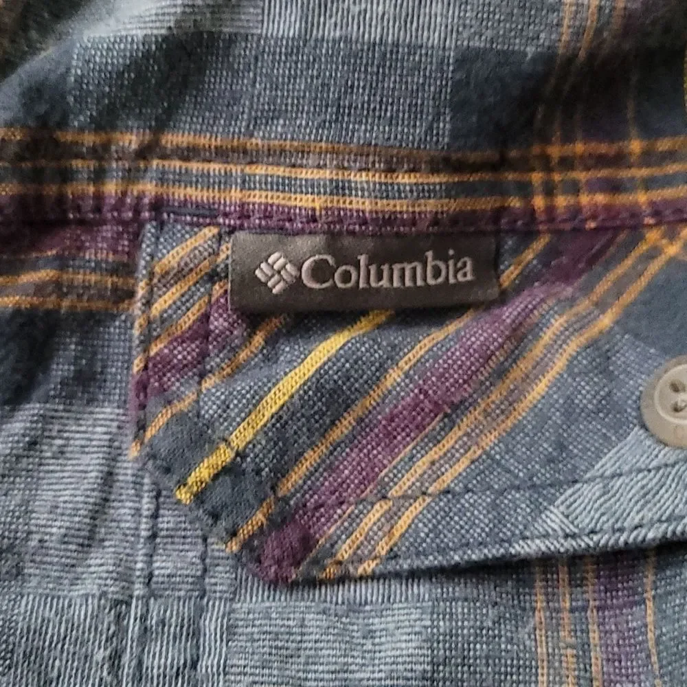 Columbia Blue and Yellow‎ Plaid Hoodie